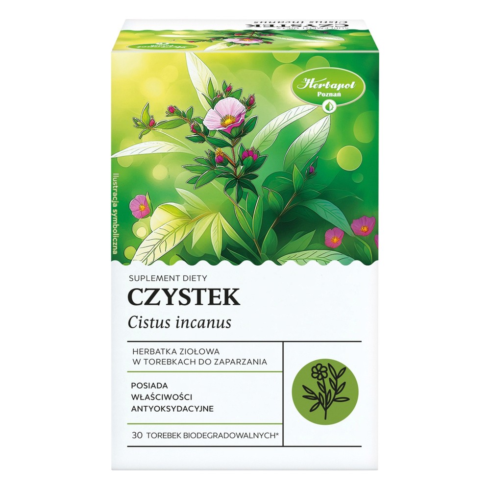 Herbapol Czystek, herbatka ziołowa, 30 saszetek