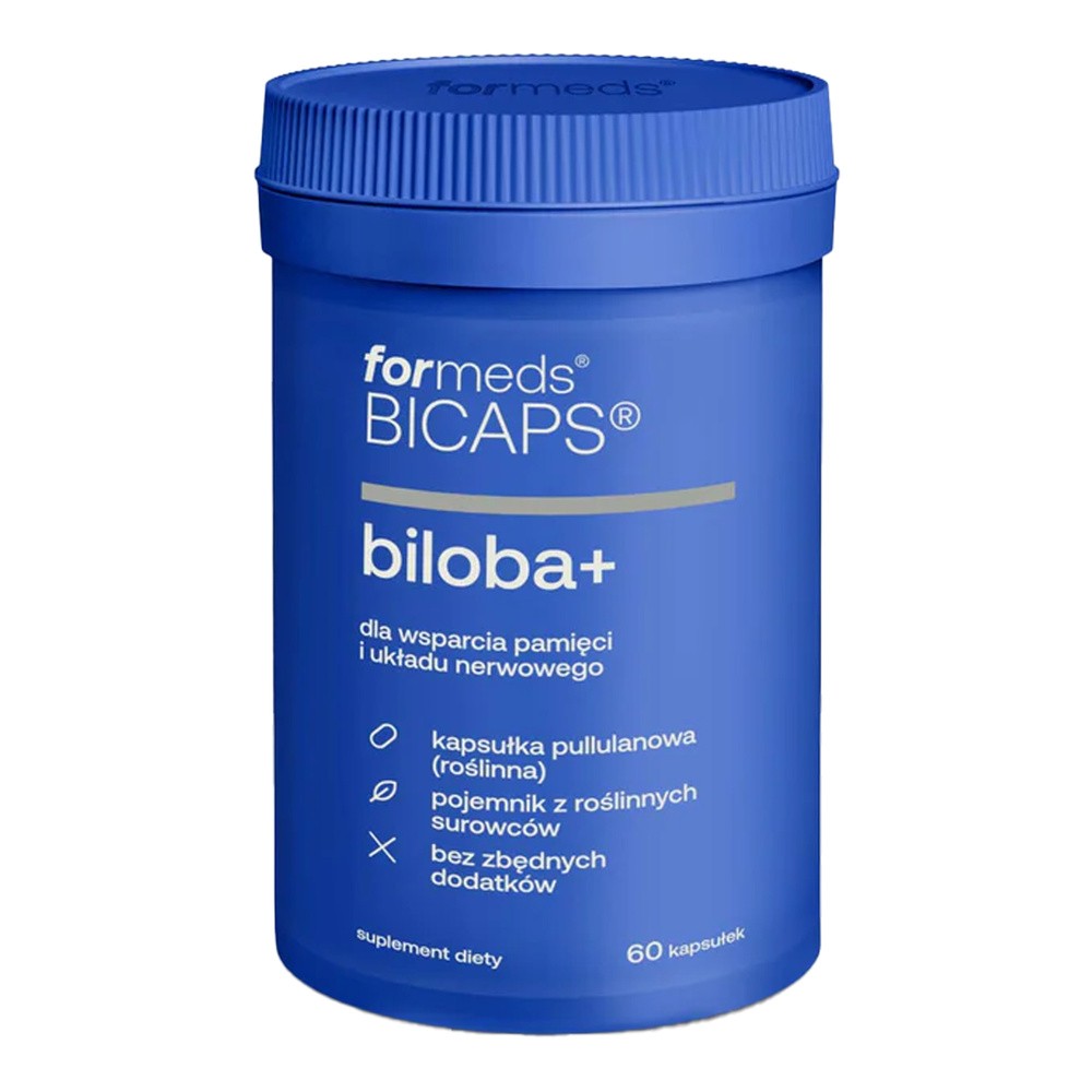 BICAPS BILOBA+, ForMeds - NOWE OPAKOWANIE