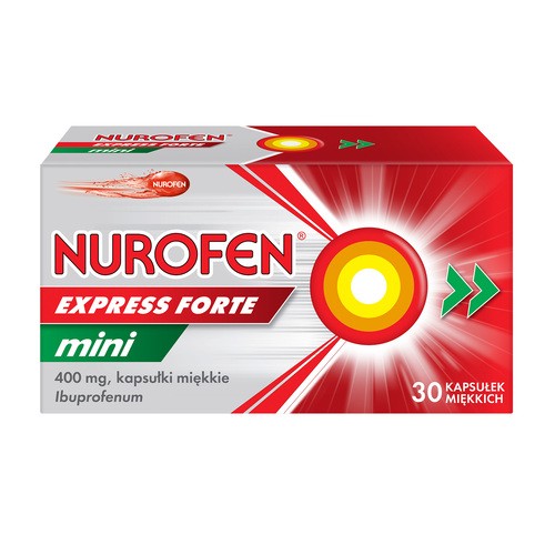 Nurofen Express Forte Mini 400 mg, kapsułki, 30 sztuk
