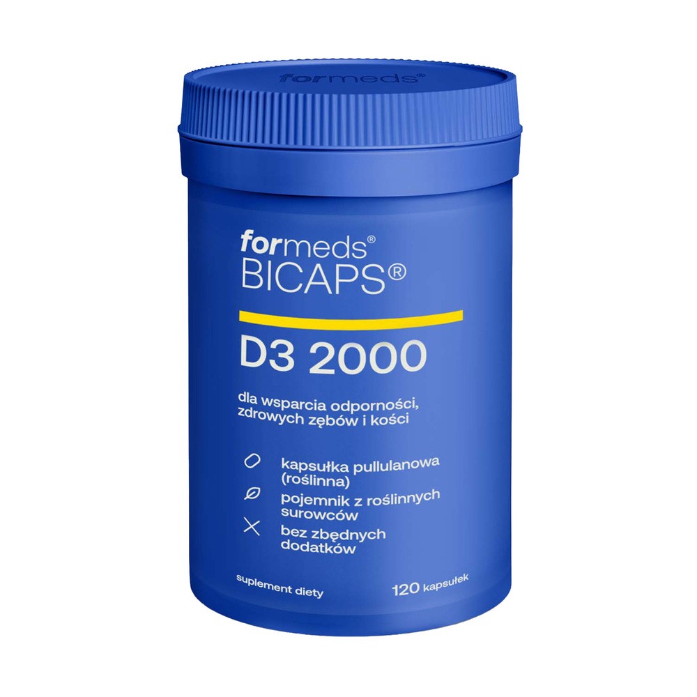 Formeds Bicaps Witamina D3 2000 Suplement diety 120 kaps.