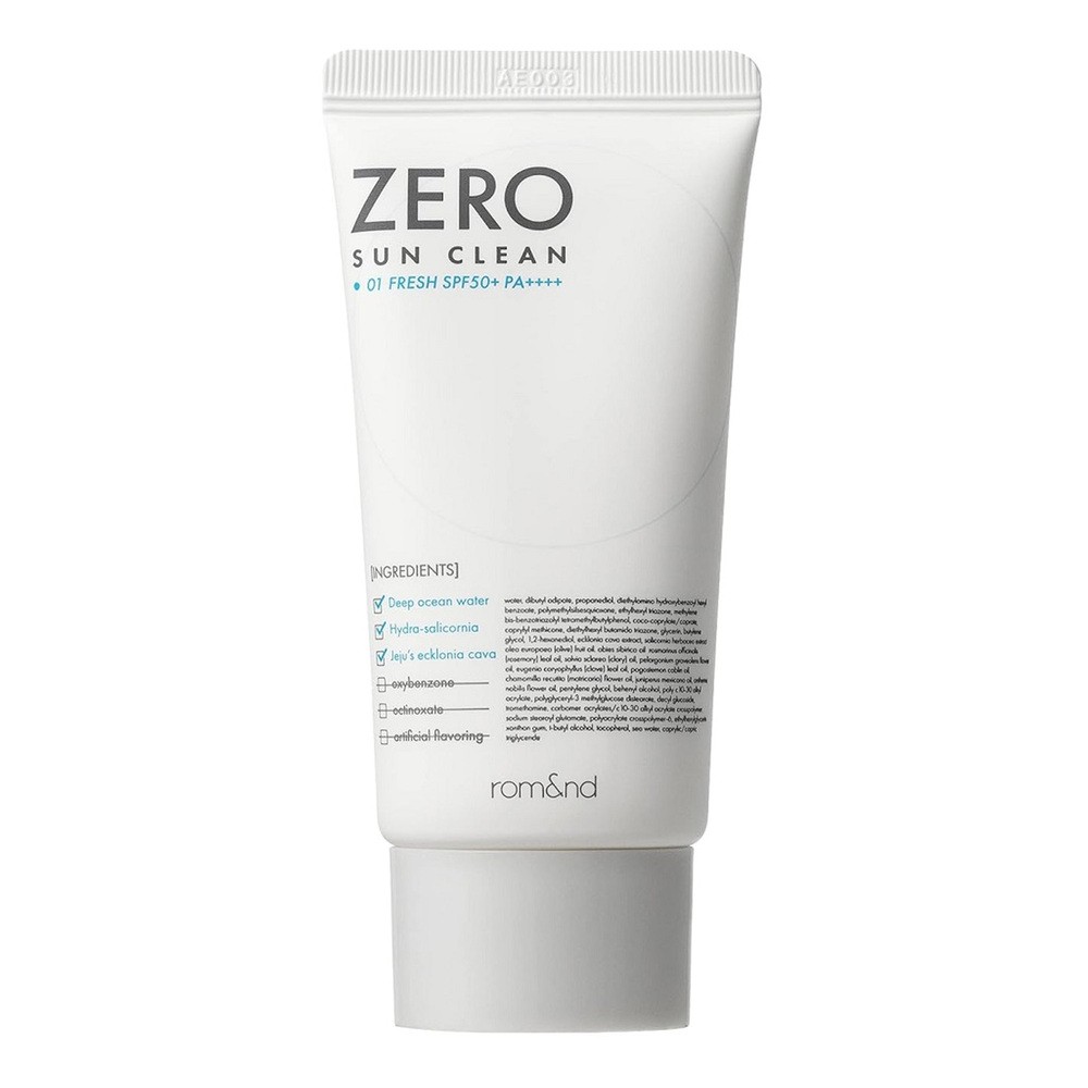 Rom&nd ROM&ND_Zero Sun Clean krem przeciwsłoneczny do twarzy SPF50+ PA++++ 01 Fresh 50 ml