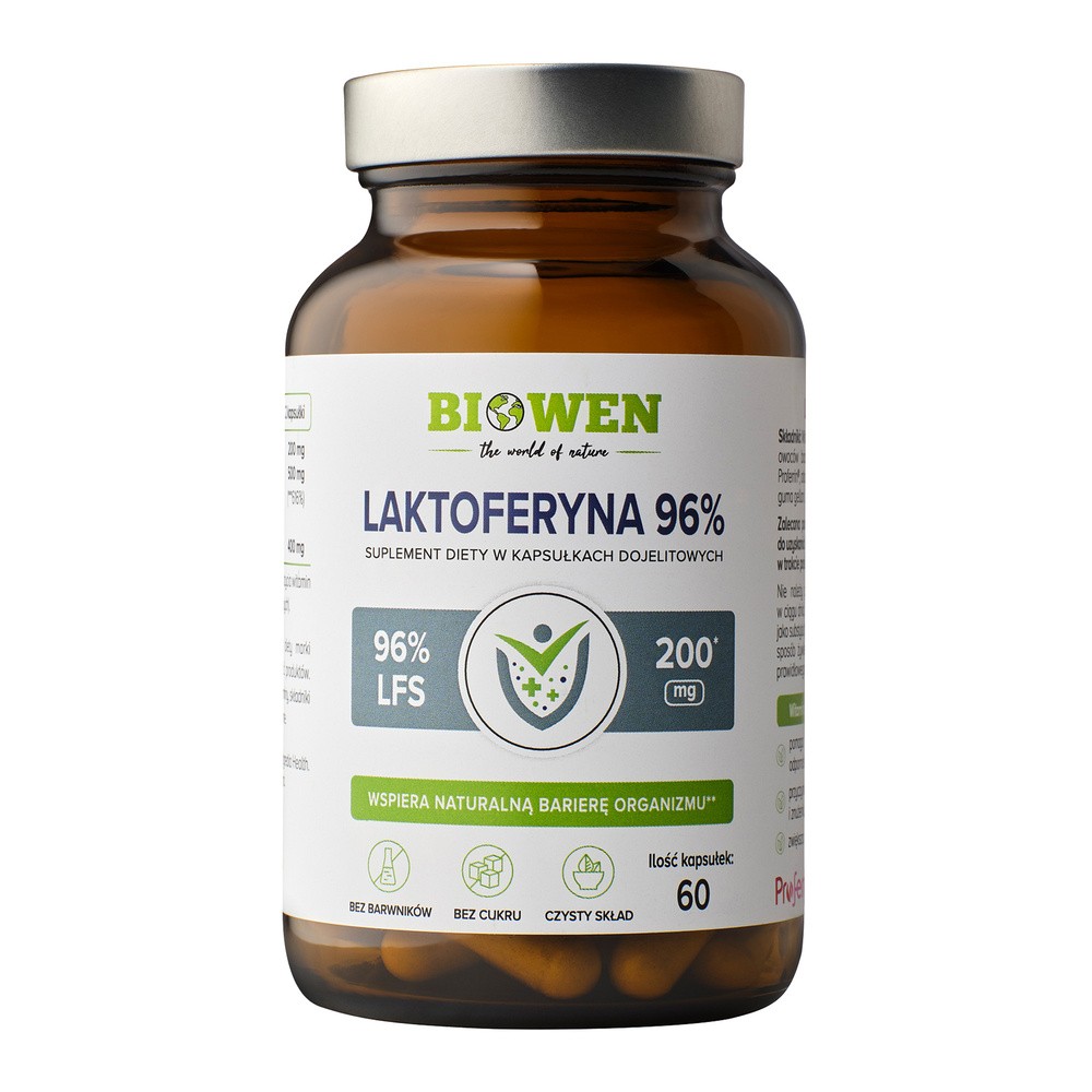 Biowen Laktoferyna 96%, 60 kaps.