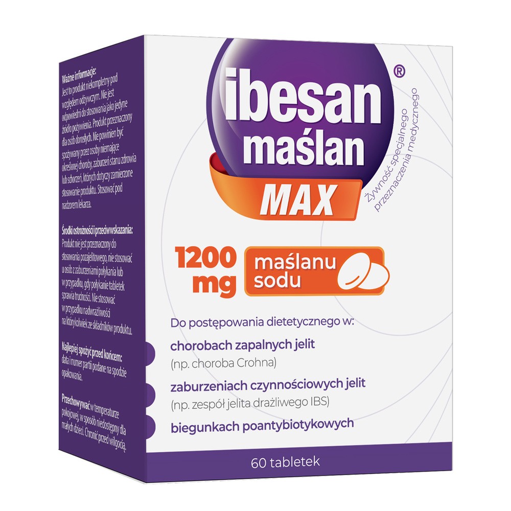 Ibesan Maślan Max, 60 tabletek
