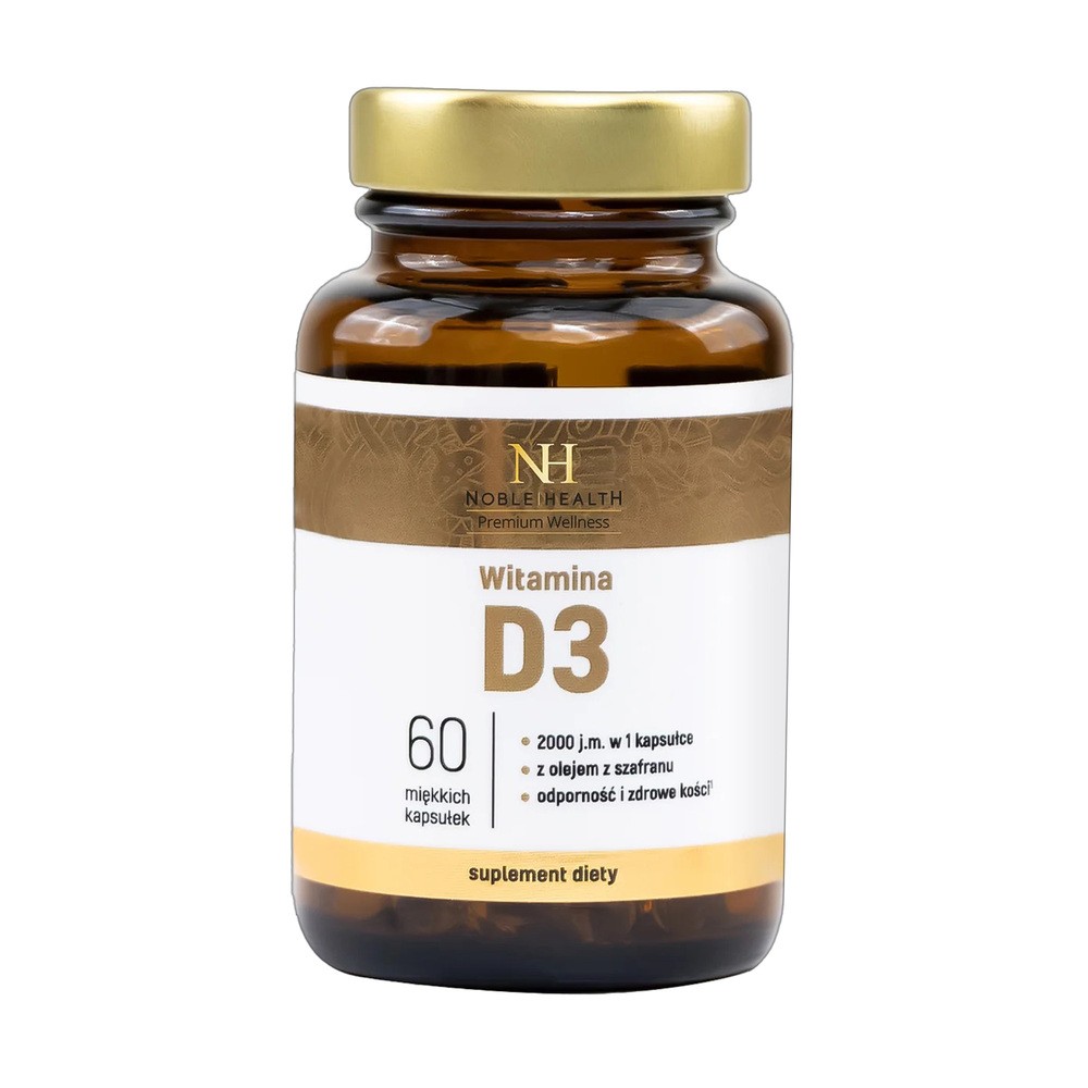 Noble Health Witamina D3 2000 j.m., Kapsułki 60 szt.