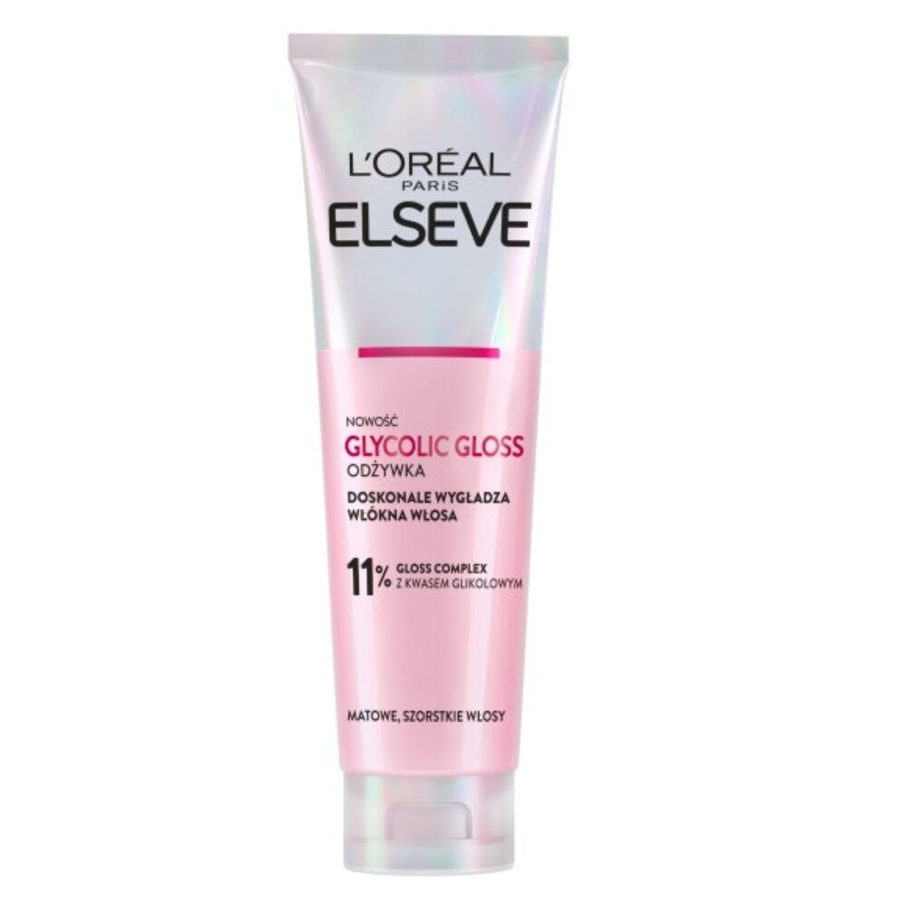 L'OREAL Elseve Glycolic Gloss Odbudowująca Odżywka Dla Błyszczących Włosów Dla Kobiet 150ml