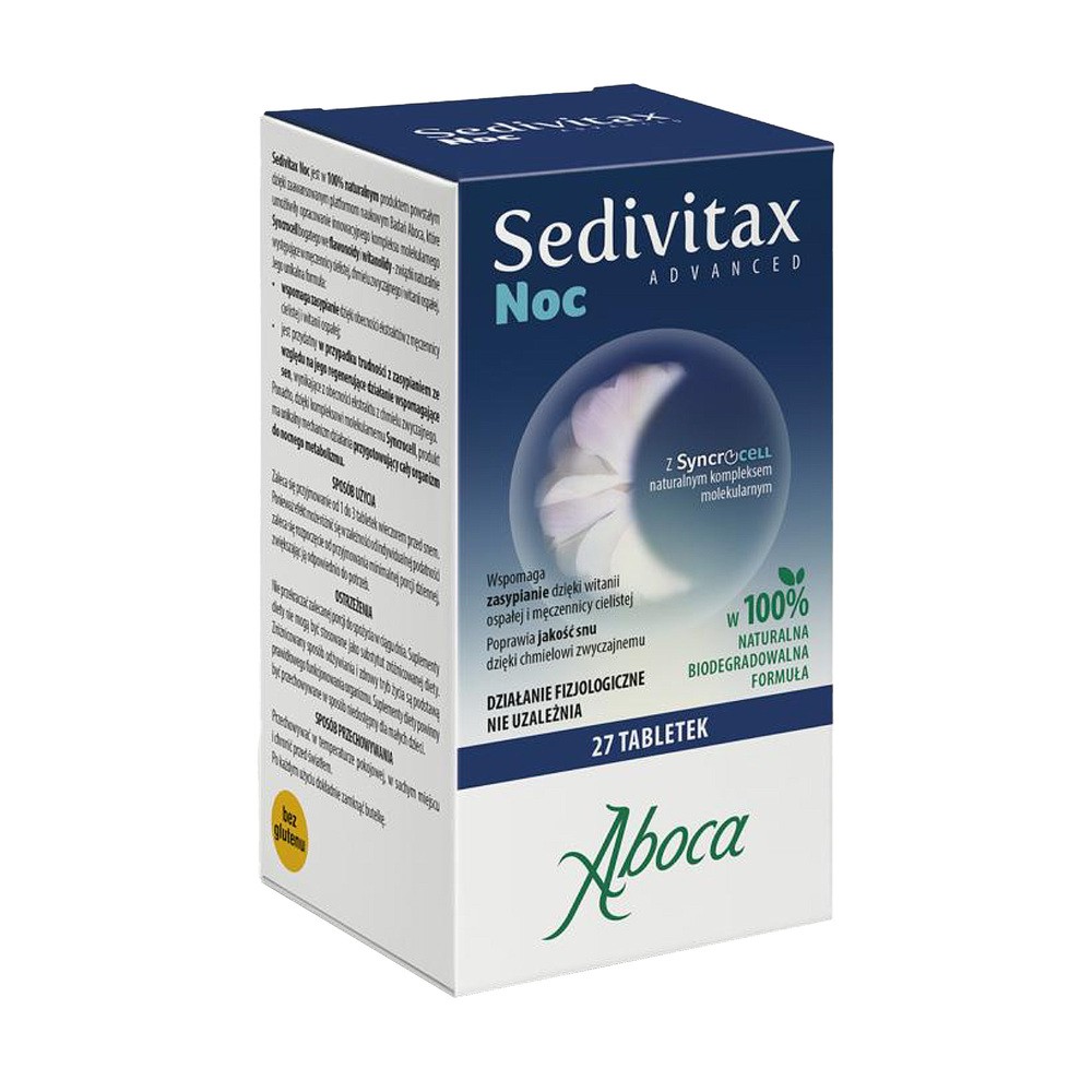 Aboca Sedivitax Noc Advanced, 27 tabl.