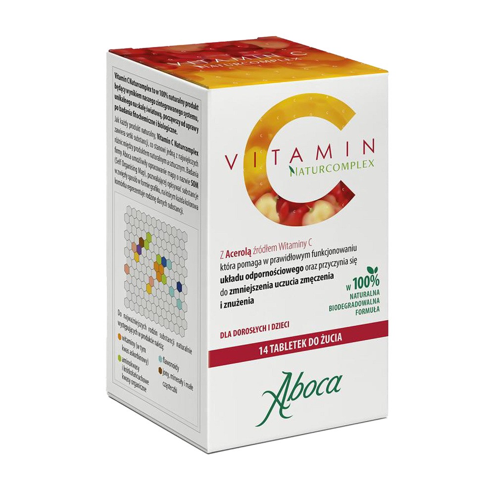 Aboca Vitamin C Naturcomplex, 14 tabl. do żucia
