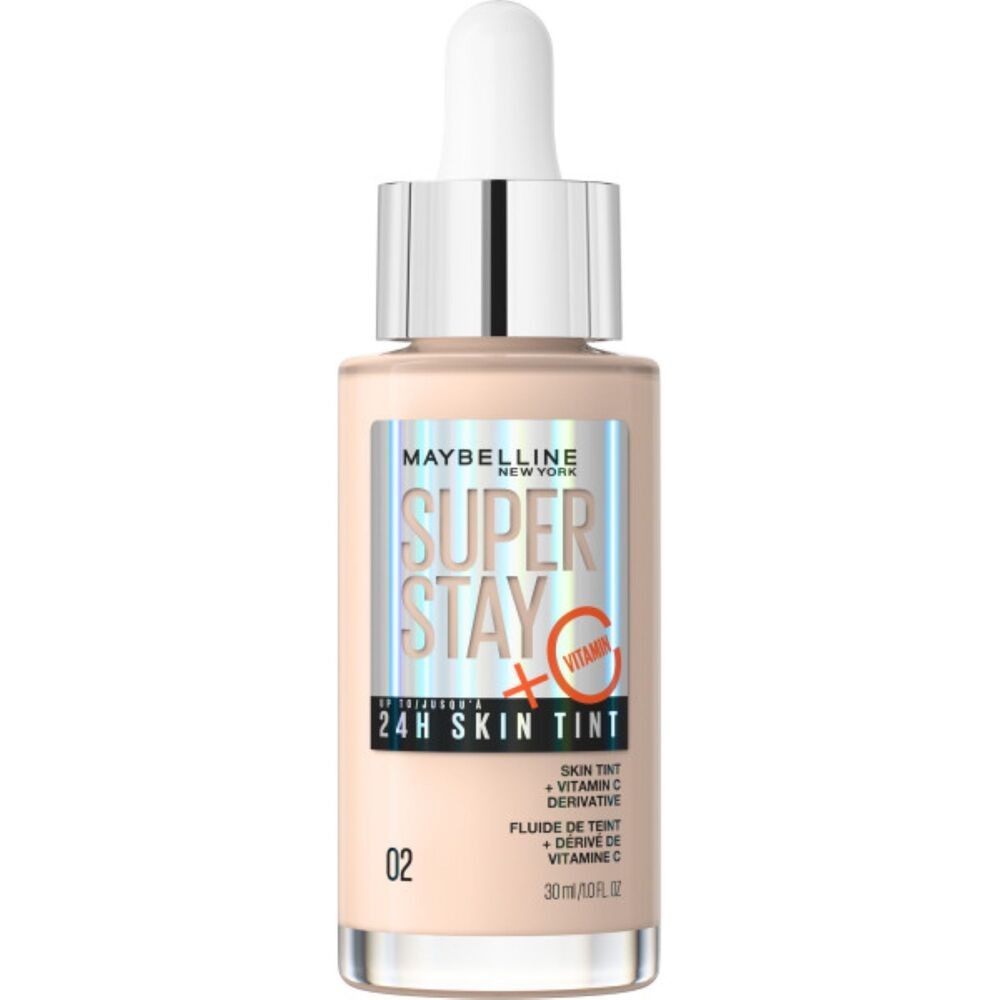 Maybelline Super Stay 24H Skin Tint 02 Długotrwały podkład rozświetlający 30ml