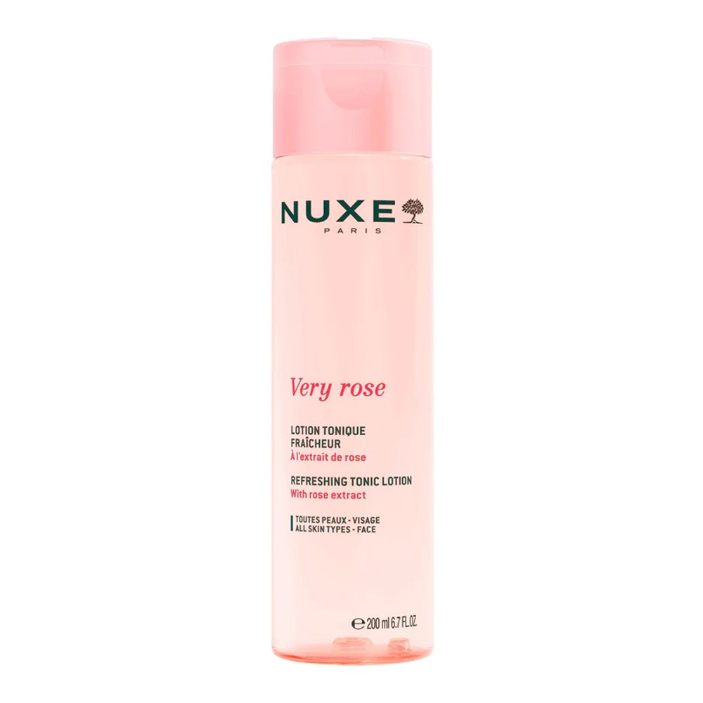 Nuxe Very Rose, odświeżający tonik do twarzy, 200 ml