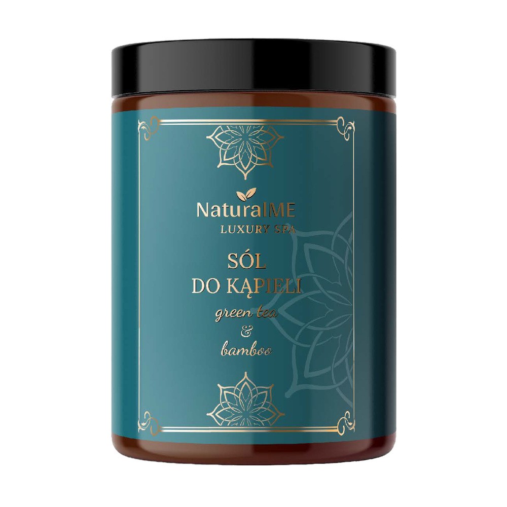 NaturalME Luxury SPA, sól do kąpieli, green tea&bamboo, 460 g