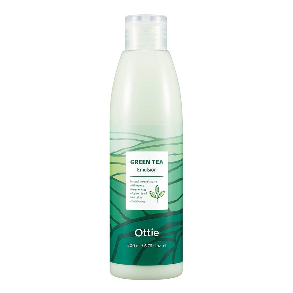 Ottie Green Tea Nawilżająca emulsja do twarzy z zieloną herbatą 200ml