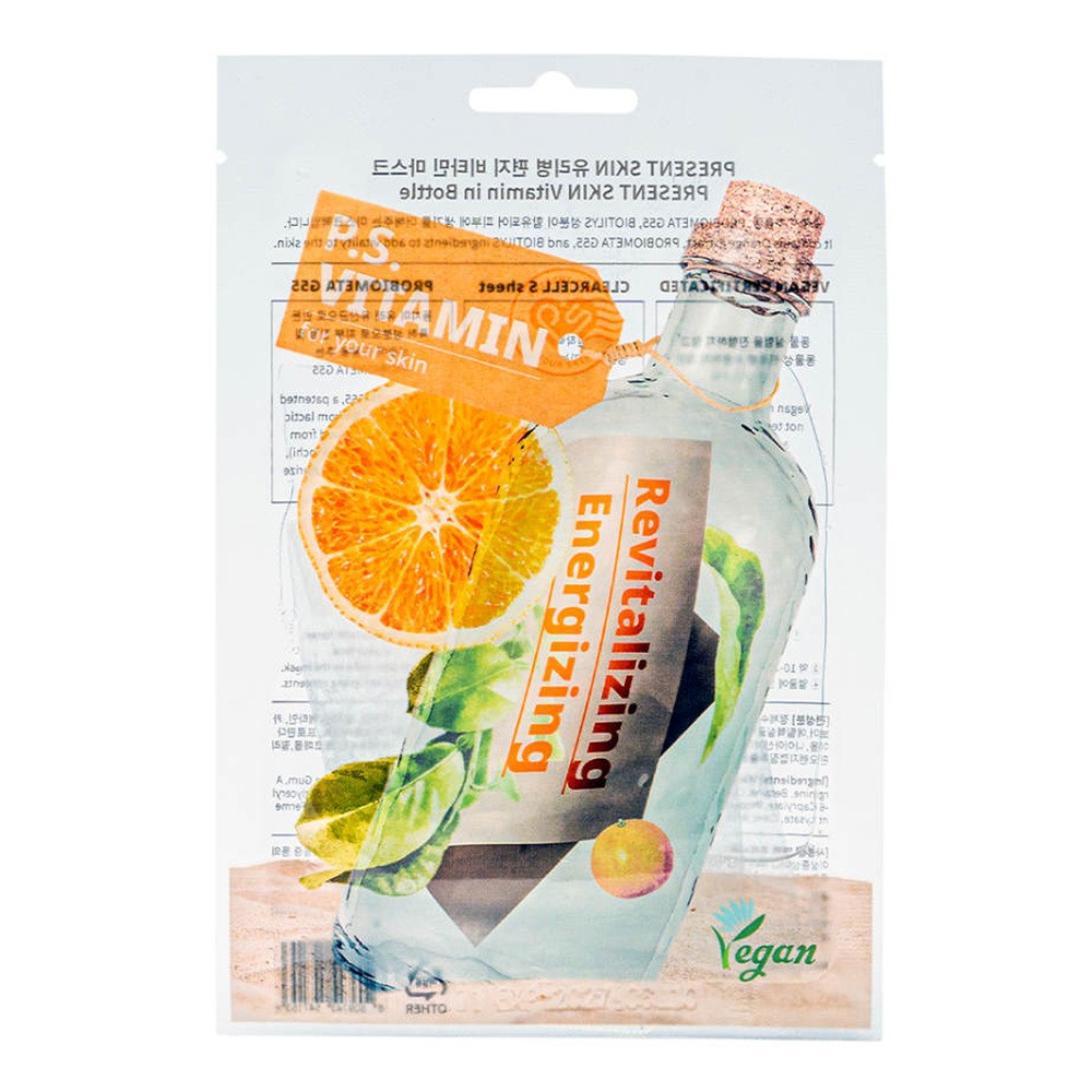 Present Skin Vitamin in Bottle Mask, maska do twarzy z witaminą C i niacynamidem, 25 ml