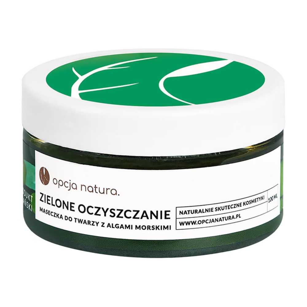 Opcja.natura Opcja.natura Zielone Oczyszczanie Maseczka z Algami Morskimi 100 ml CD1C-24341