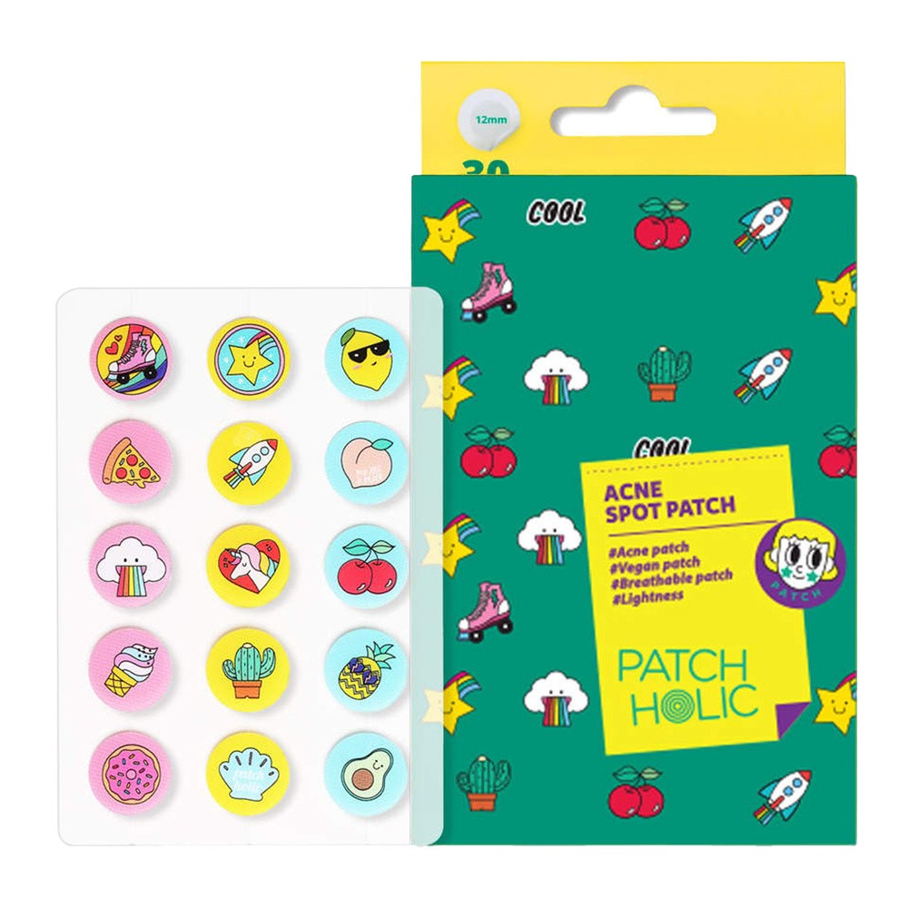 PATCH HOLIC_Acne Spot Patch kolorowe plasterki punktowe na niedoskonałości 30 szt