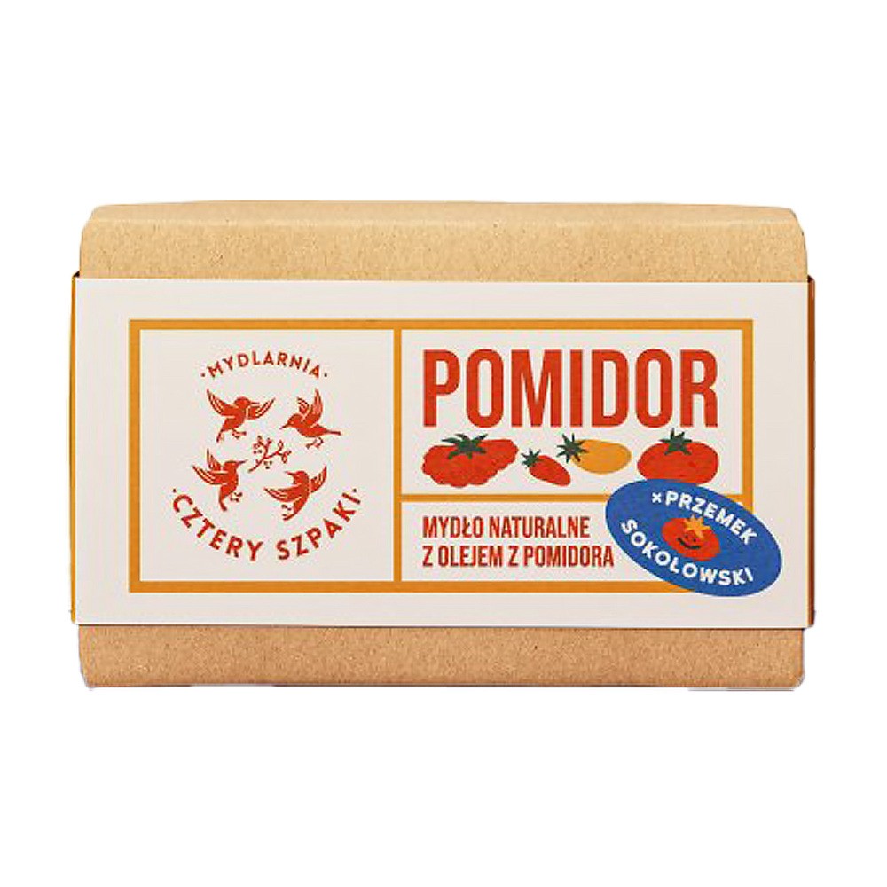 Mydlarnia Cztery Szpaki mydło w kostce Pomidor 110 g