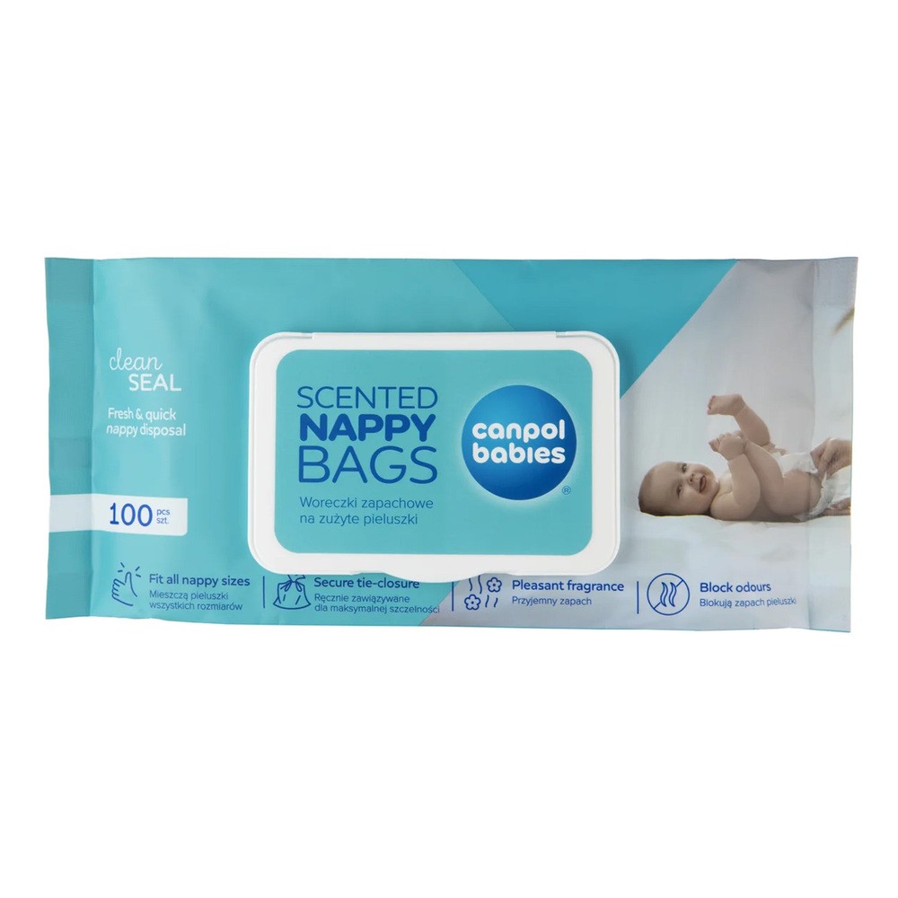 Canpol Babies, woreczki zapachowe na zużyte pieluszki, 100 sztuk