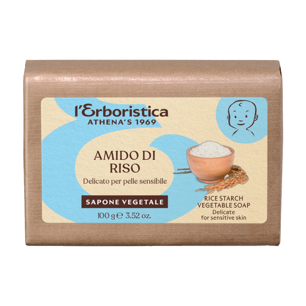 L'Erboristica di Athena's mydło roślinne z krochmalem ryżowym 100g