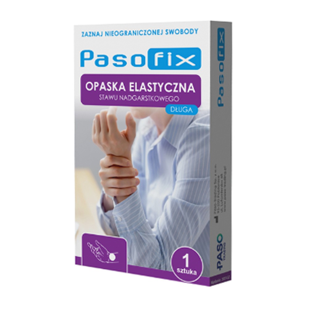 Paso TRADING SP. Z O.O. Pasofix opaska elastyczna stawu nadgarstkowego długa rozmiar XL 9055972