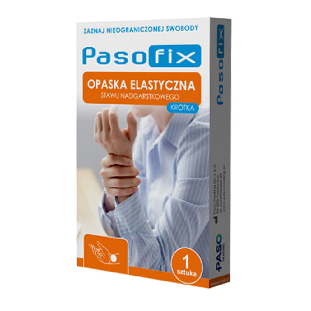 Paso TRADING SP. Z O.O. Pasofix opaska elastyczna stawu nadgarstkowego krótka rozmiar XL 9055973