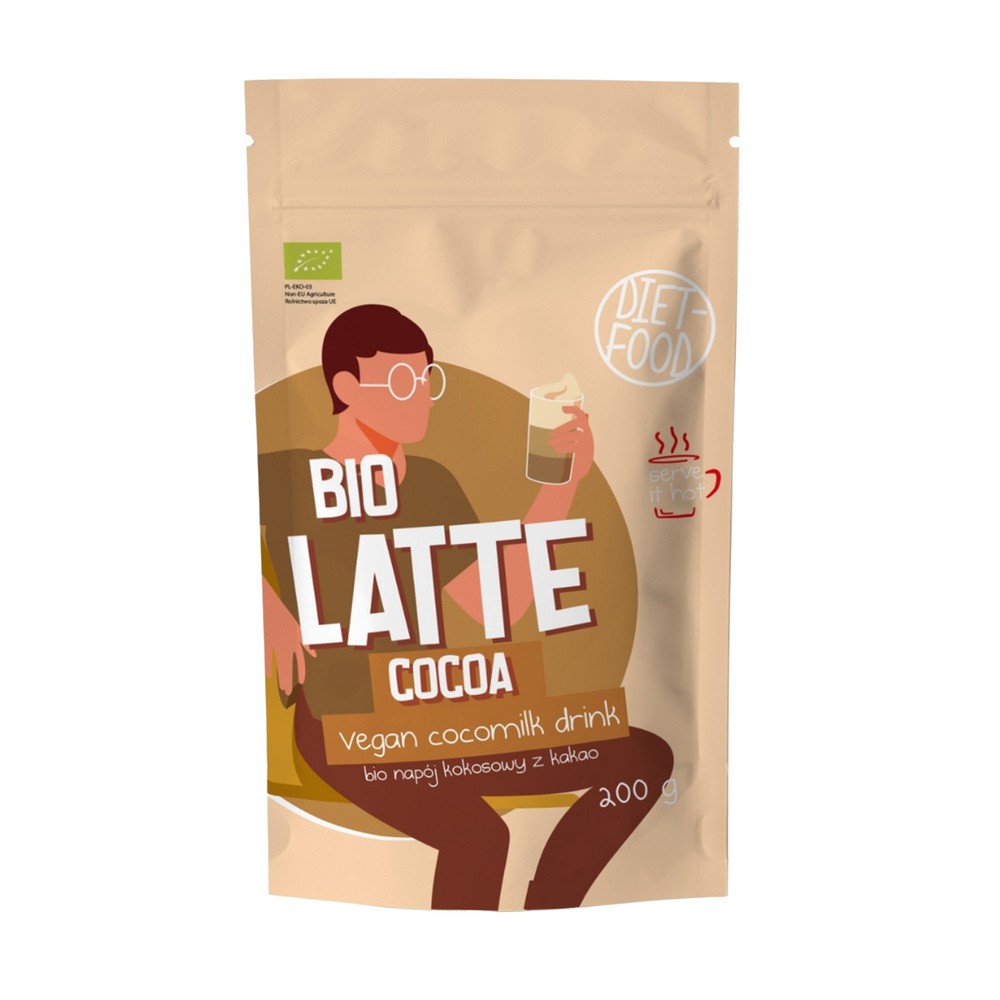 Diet-Food Bio Latte Cocoa 200 g