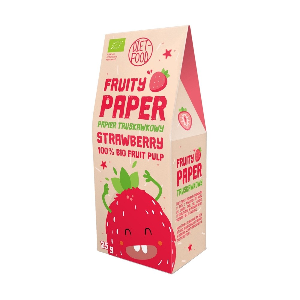 Diet Food Papier truskawkowy 25 g