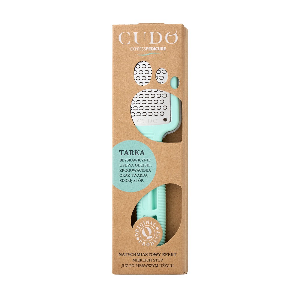 Cudo Paper Edition Express Pedicure, tarka do stóp, miętowa, 1 sztuka