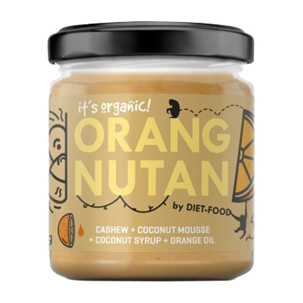 BIO KREM ORZECHOWO-POMARAŃCZOWY ORANGNUTAN 200 g 5901549275155