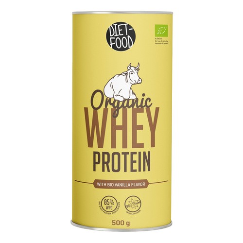 Diet-Food Białko serwatkowe o smaku waniliowym (koncentrat Wpc 85) 500 g Bio - Żywność