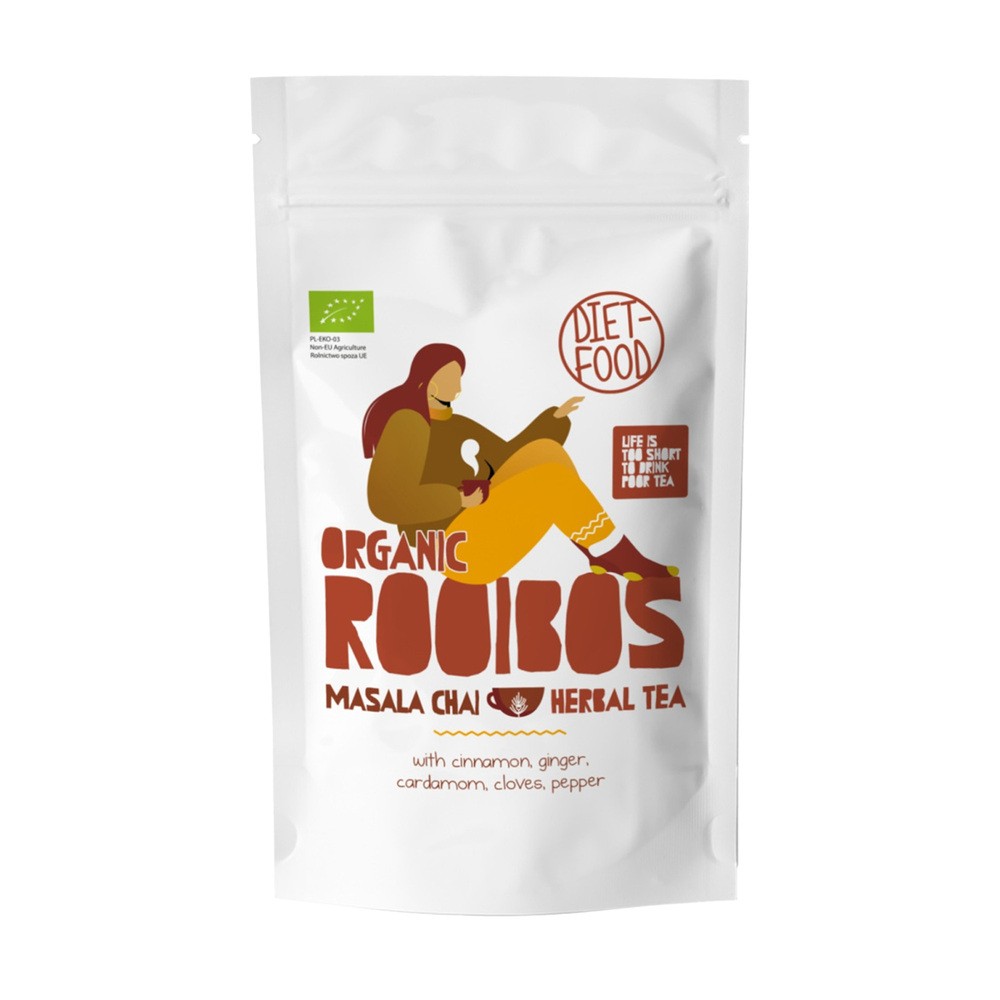 Bio Herbata Rooibos Masala Chai Liście 100 g