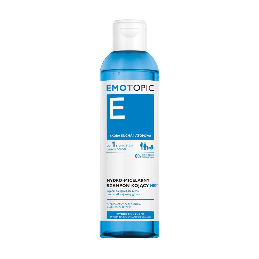 Dr Irena Eris Pharmaceris E EMOTOPIC hydro-micelarny szampon kojący 250ml + szampon kojący 125ml GRATIS