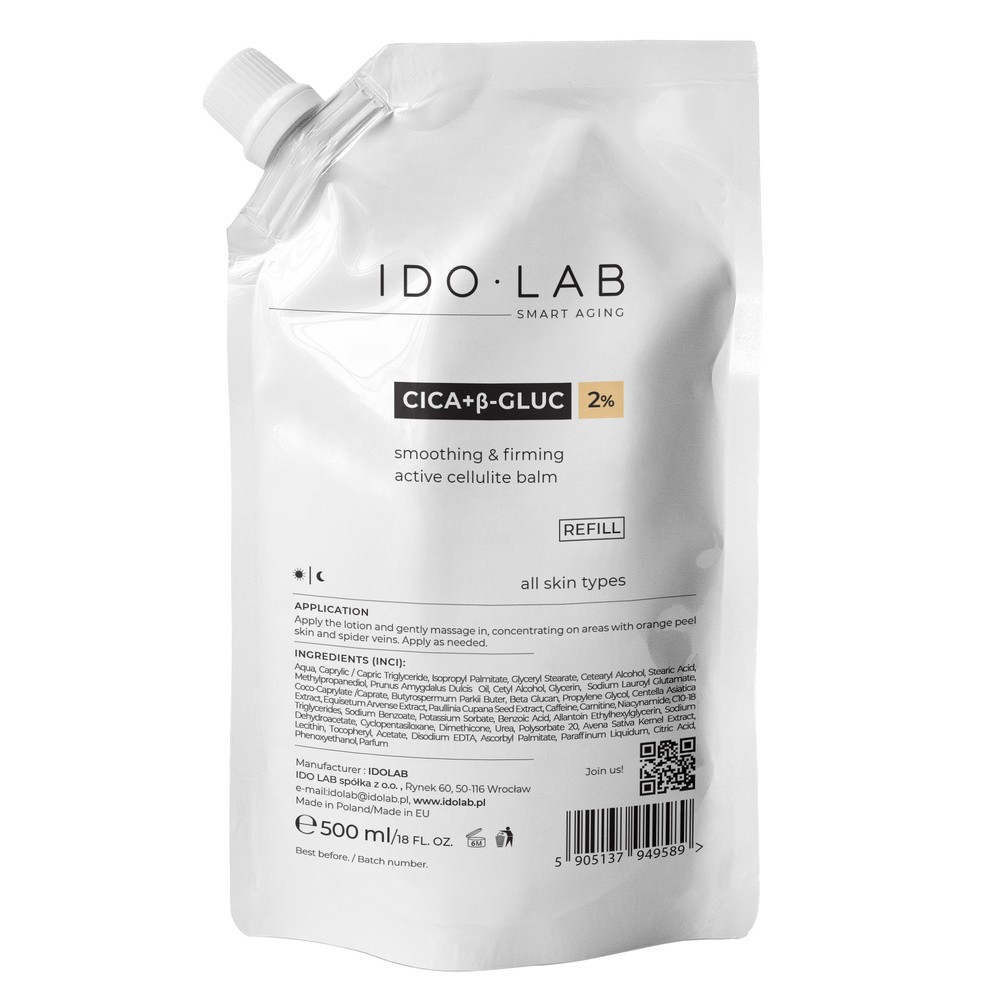 Ido Lab CICA + B-Gluc Balsam antycellulitowy refill 500ml 500 ml