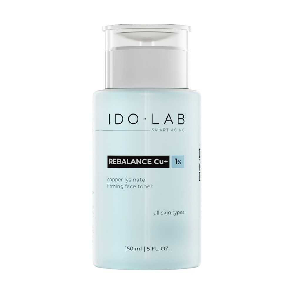 Ido Lab REBALANCE cu+ regenerujący tonik z lizyną proliną miedzi 150 ml Toniki do twarzy