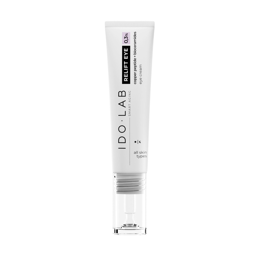 Ido Lab RELIFT EYE rewitalizujący krem pod oczy z peptydem miedziowym 0.3% Kremy pod oczy 15 ml