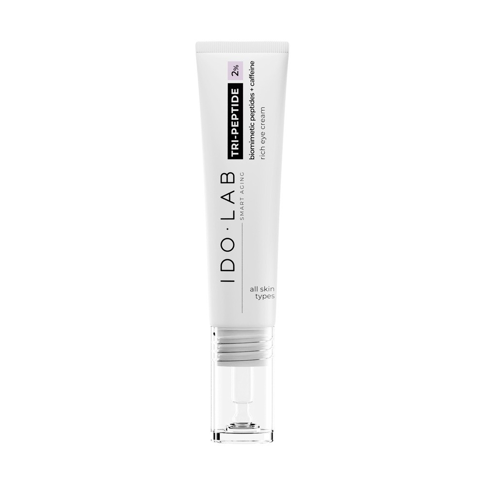 Ido Lab Tri Peptide, przeciwzmarszczkowy i rewitalizujący krem pod oczy, 15 ml