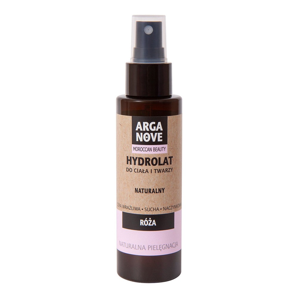 Arganove, hydrolat z płatków róży damasceńskiej, 100 ml