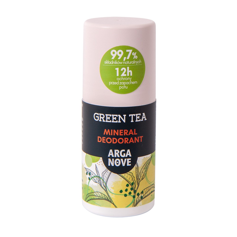 Maroko Produkt Dezodorant Naturalny Roll-On Ałunowy Zielona Herbata 50ml - Arganove
