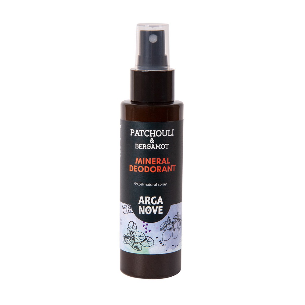 Arganove Dezodorant ałun mineralny Patchouli spray 100 ml
