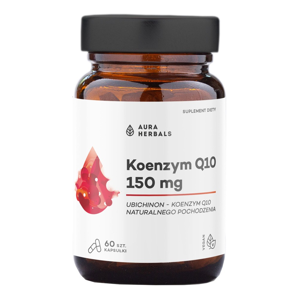 Aura Herbals Koenzym Q10 150mg Suplement Diety 60 Kapsułek
