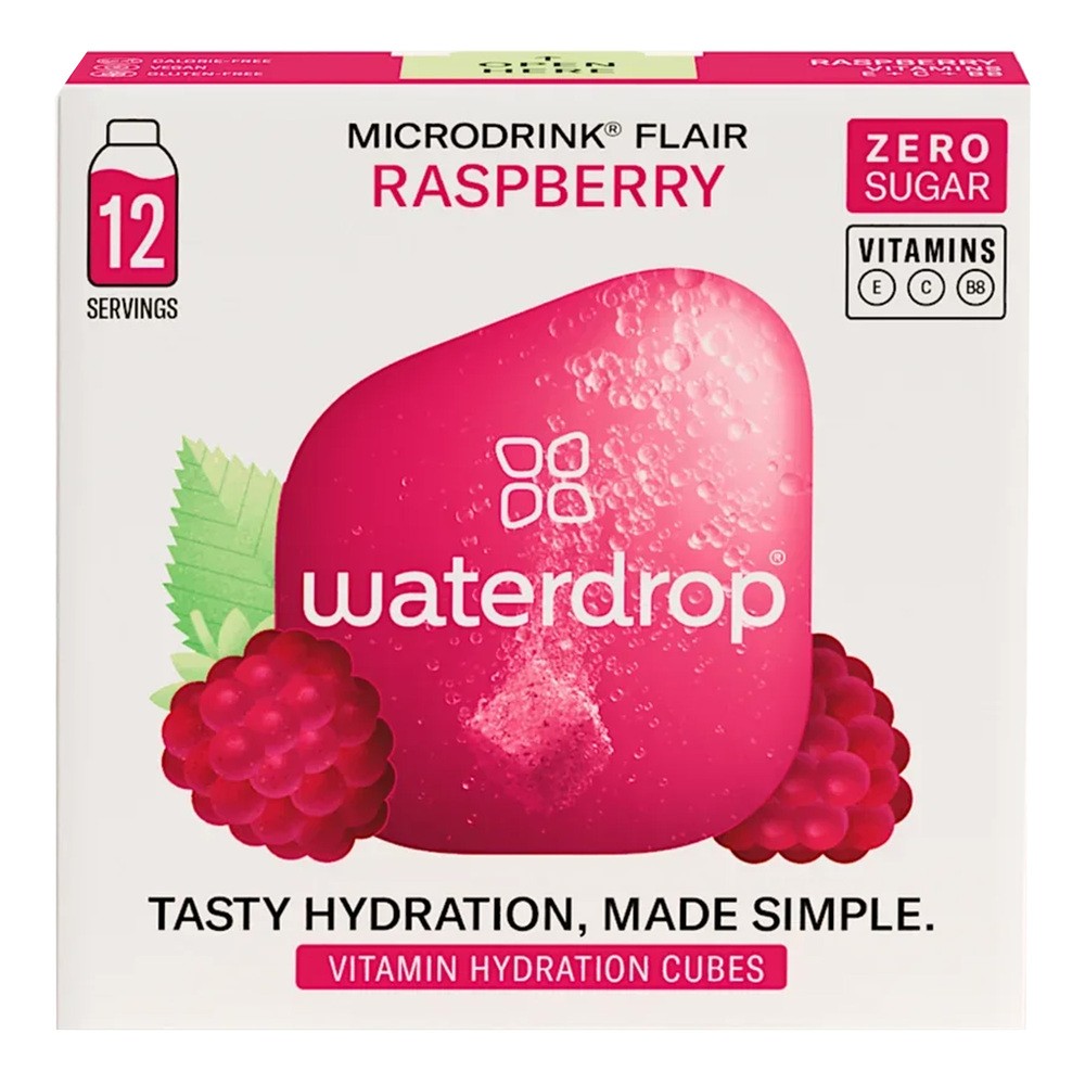 Waterdrop Microdrink Flair Raspberry Elderflower malina i kwiat bzu, 24 g