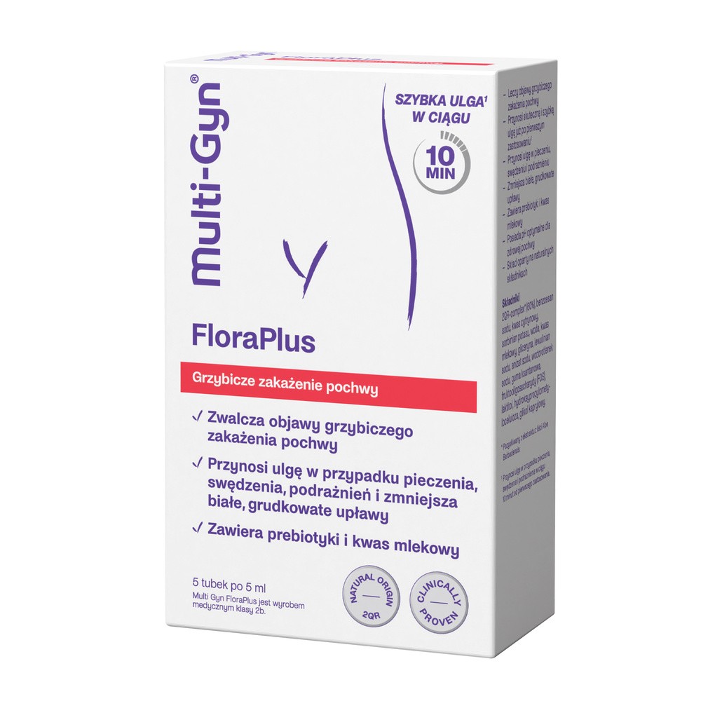 Multi-Gyn Floraplus żel Dopochwowy 5 tub. x 5 ml