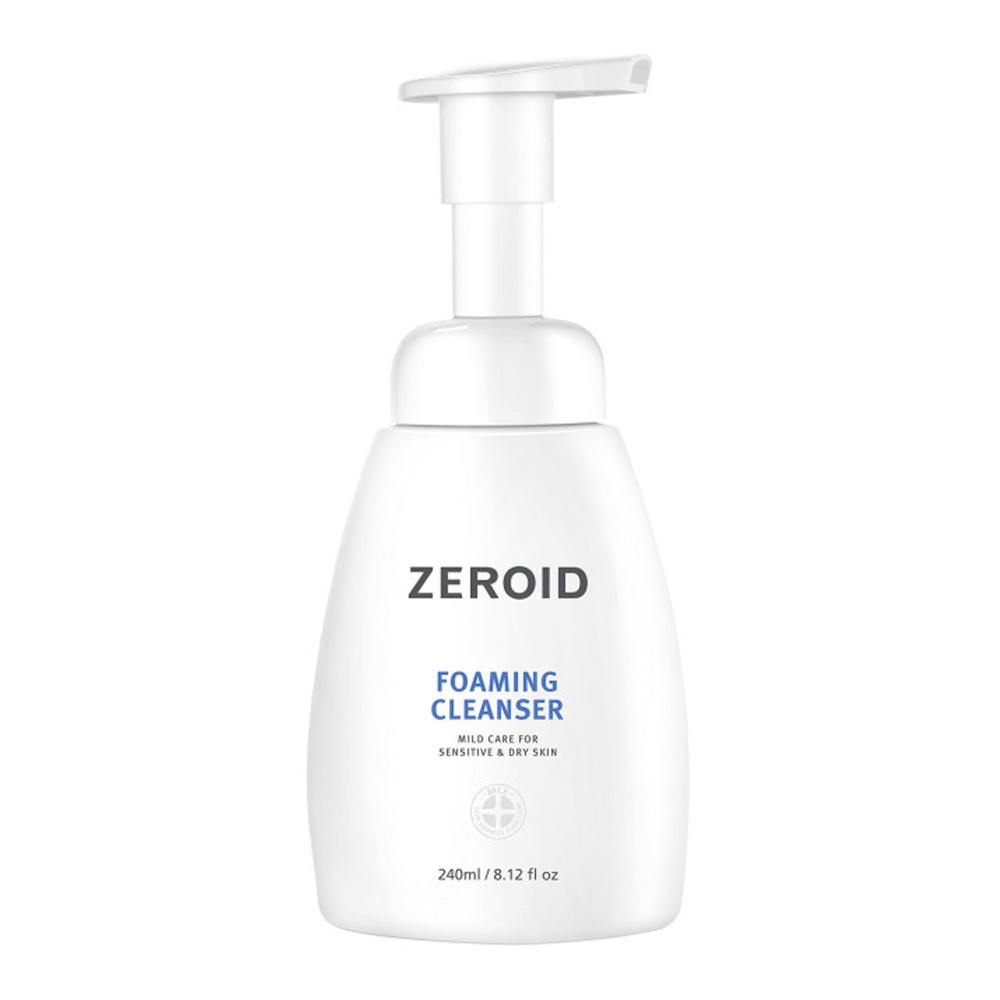 Zeroid Foaming Cleanser, Pianka oczyszczająca do skóry suchej i wrażliwej