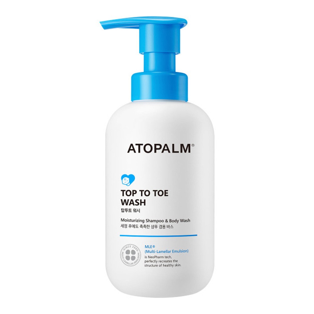 Atopalm Top to Toe Wash, Delikatny żel myjący dla wrażliwej skóry dzieci i niemowląt