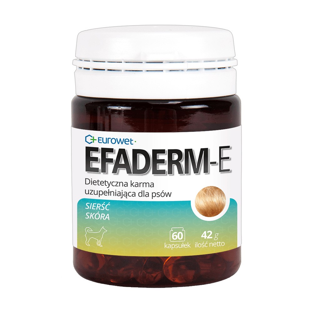 Eurowet Efaderm-E Pies 60 kaps.