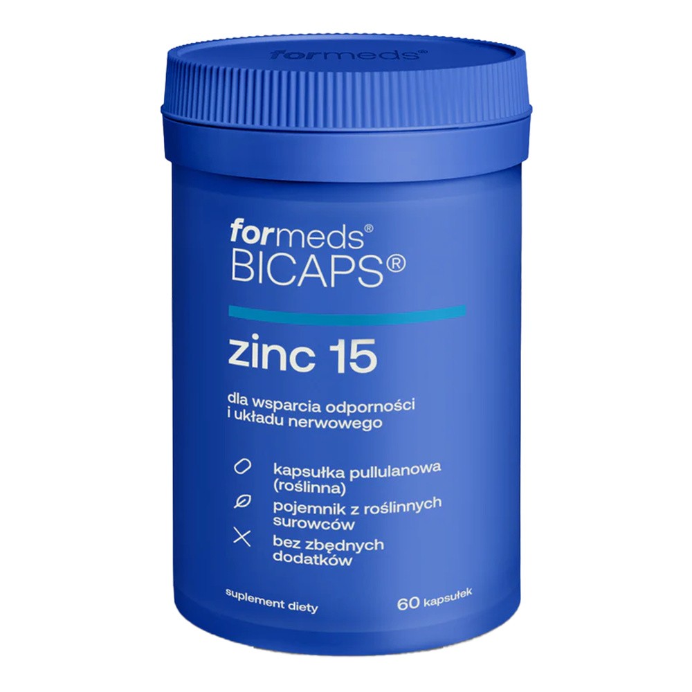 Formeds Bicaps Zinc 15 Suplement diety 60 kaps.
