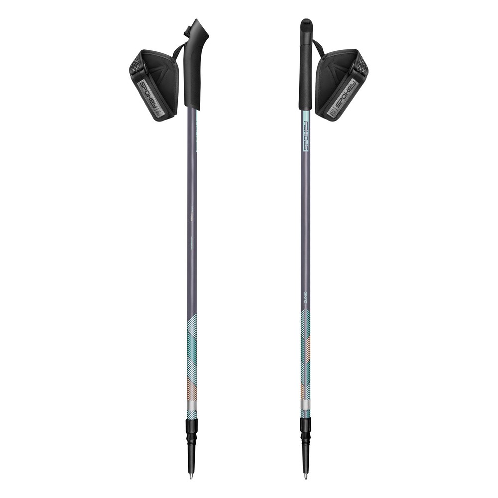 Kijki do nordic walking SPOKEY Cloud (95 - 135 cm) Szaro-turkusowy