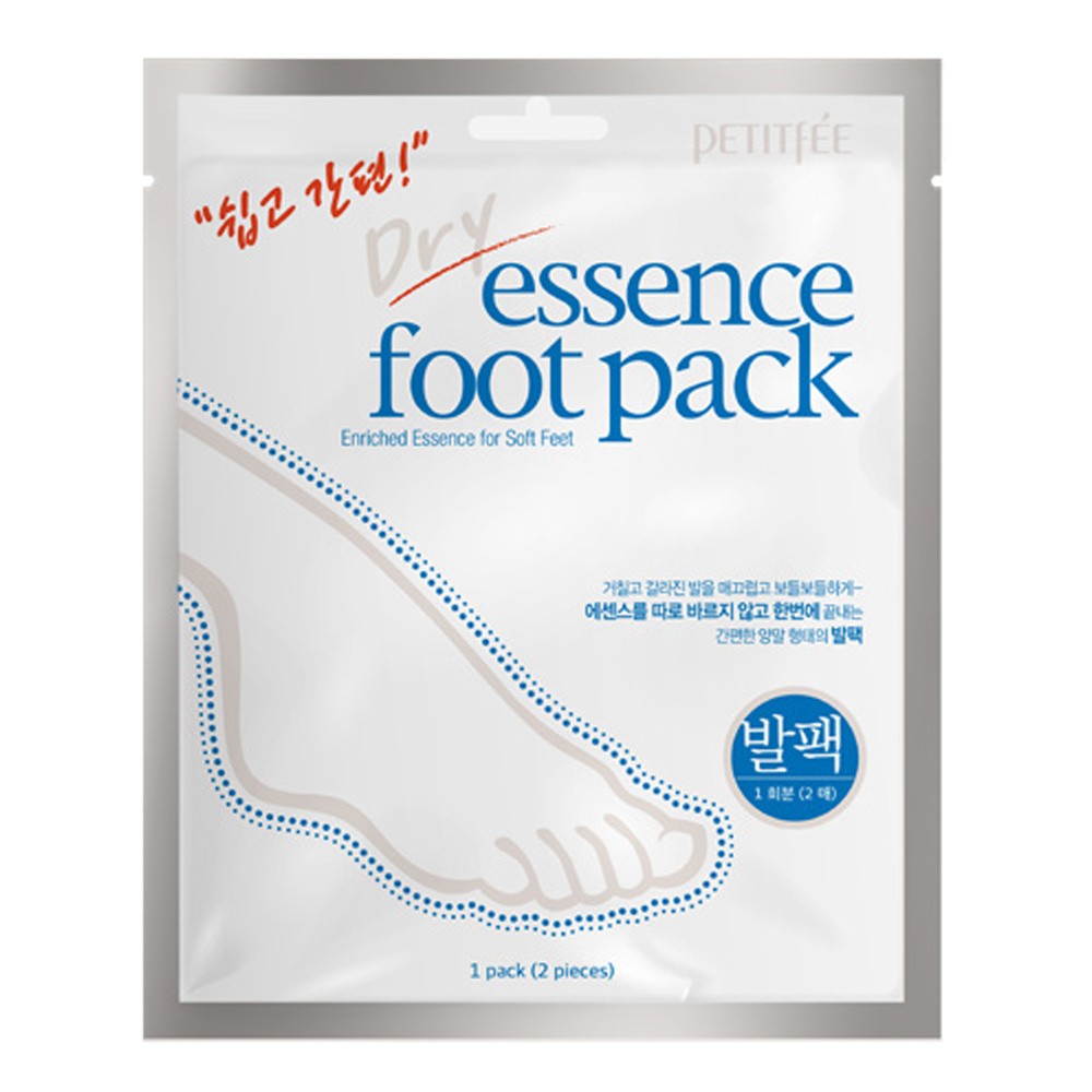 Petitfee Dry Essence Foot Pack Maska do stóp 2 szt