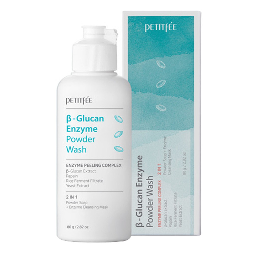 Petitfee Powder Wash B-Glucan Enzyme 80g puder