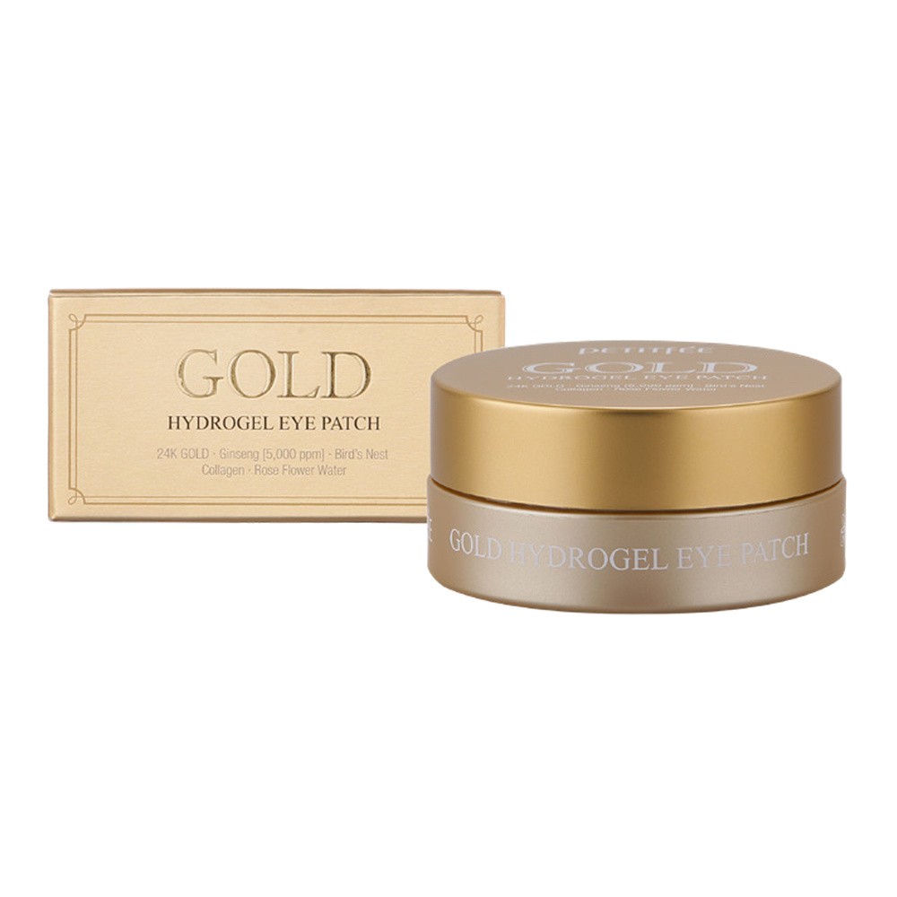 EURUS Petitfee Gold hydrożelowe płatki pod oczy ze złotem x 60 szt