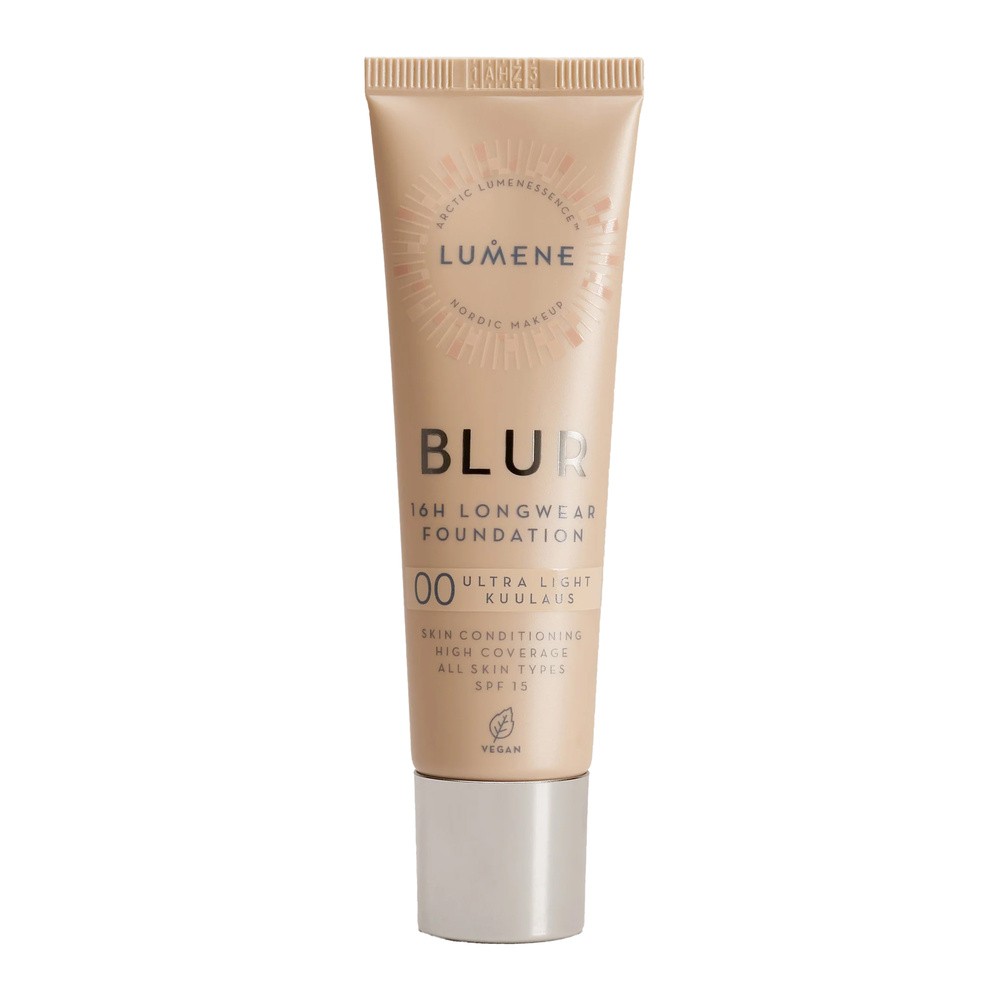 Lumene Blur 16H Longwear Foundation 00 Ultra Light SPF 15 podkład wygładzający 30ml