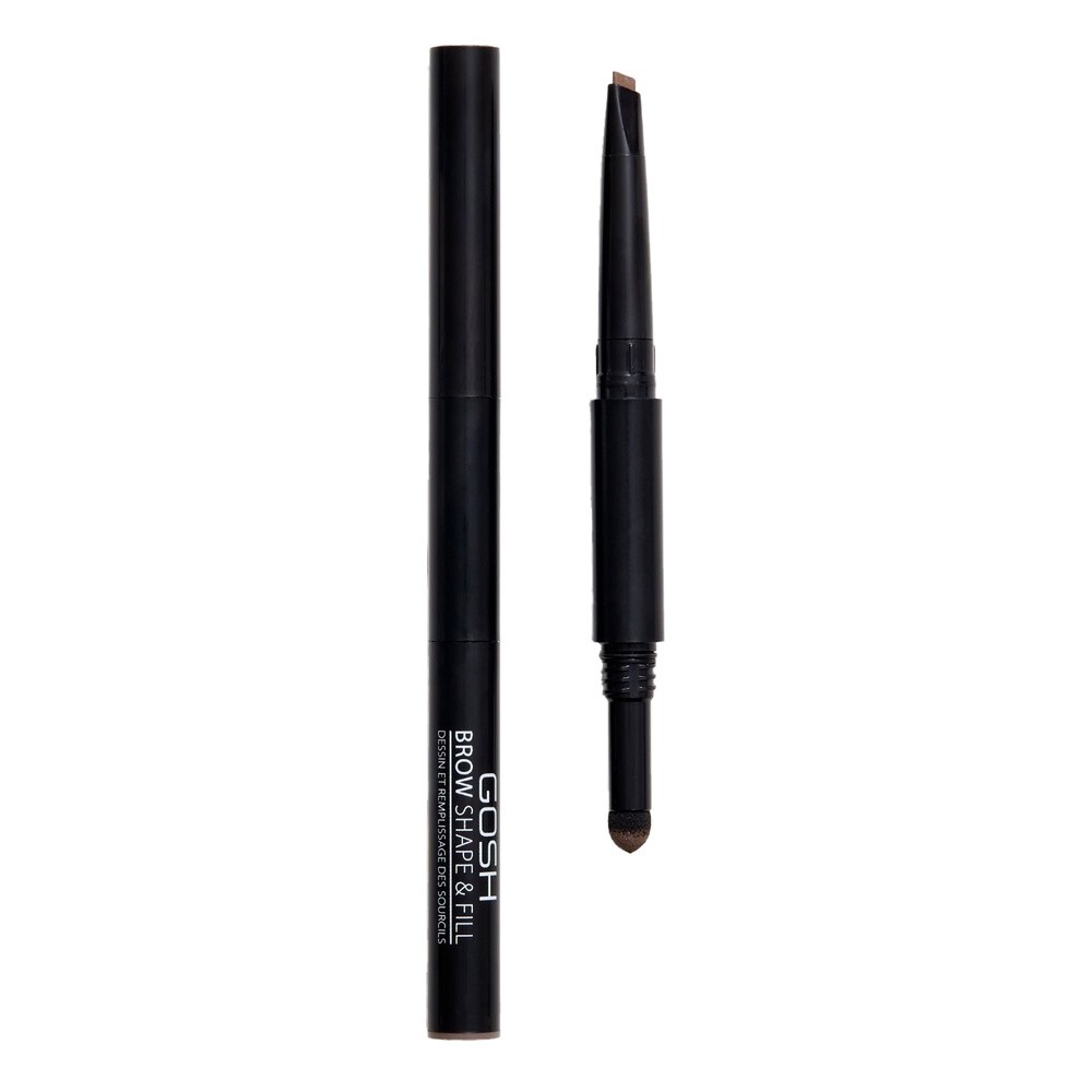 Gosh BROW SHAPE & FILL - Wypełniacz do brwi - 002 GOSBFDBR-DOBR-01